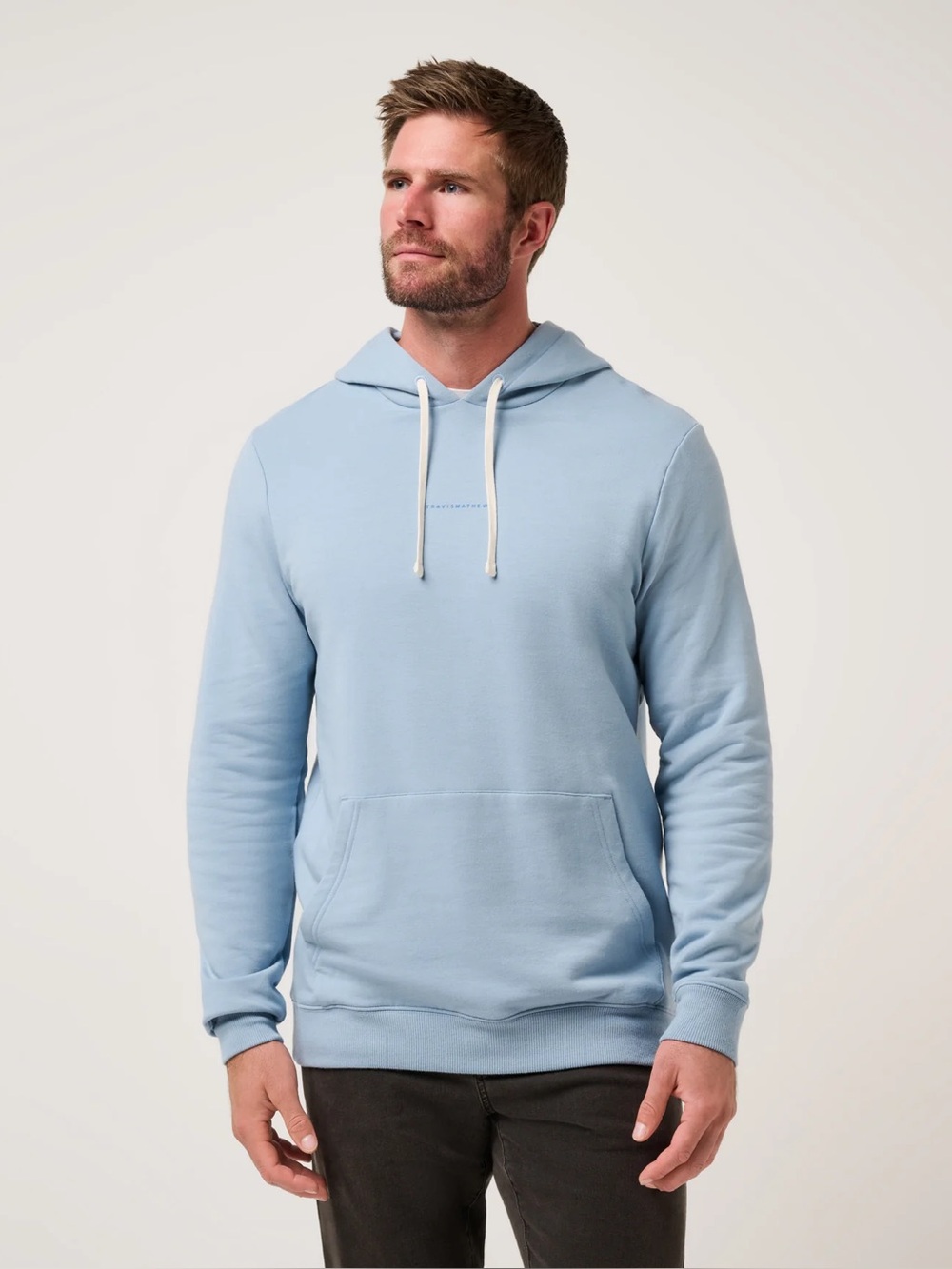 NWT Travis Mathew Coastal Cloud Hoodie soft fleece pullover blue M travismathew